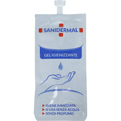 Kapesní antibakteriální gel do kabelky Sanidermal, 30 ml - 9 + 1 ZDARMA