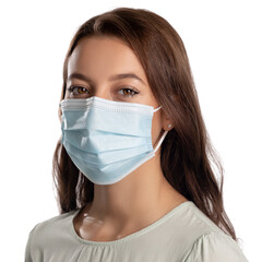 Rouška na tvář s gumičkou - chirurgická, 50 ks