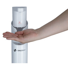 Automatický dávkovač dezinfekce se stojanem UNIZDRAV, bílý