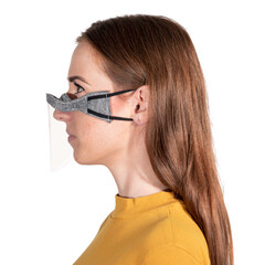 Ochranný pološtít s gumičkou, 1 ks