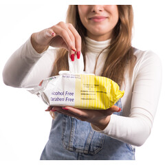 Antibakteriální vlhčené ubrousky Fresh Detox, 120 ks