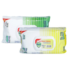 Antibakteriální vlhčené ubrousky Fresh Detox, 120 ks