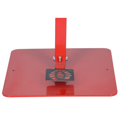 Stojan červený na dezinfekci rukou, bez dezinfekce, 110 cm