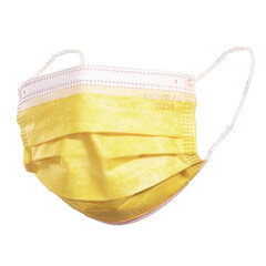 Dětská rouška na tvář s gumičkou barevná, 10 ks