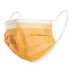 Rouška na tvář s gumičkou – chirurgická barevná, 10 ks