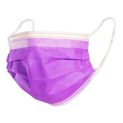 Rouška na tvář s gumičkou – chirurgická barevná, 10 ks