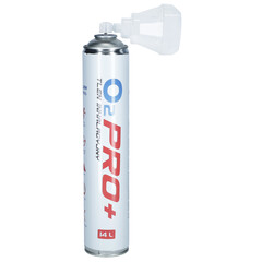 Přenosná kyslíková láhev s kyslíkovou maskou O2 OxyPro+, 14 l