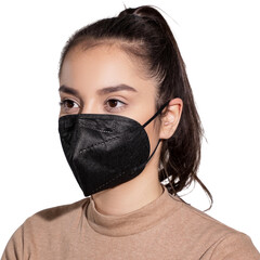 Respirátor FFP2 bez výdechového ventilu, černý