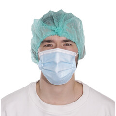 Ochranná chirurgická čepice, 50 ks