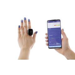 Prstenový oxymetr 3v1