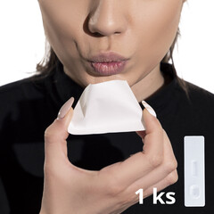 Slinný antigenní certifikovaný test na COVID-19, 1 ks