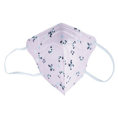 Dětský respirátor FFP2 bez výdechového ventilu, růžový