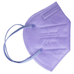 Dětský respirátor FFP2 bez výdechového ventilu, fialový
