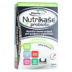 PharmaLINE Nutrikaše probiotic s proteínem, 3x 60 g