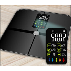 SMART váha s diagnostikou 15 tělesných parametrů + LED displej, Bluetooth a mobilní aplikace