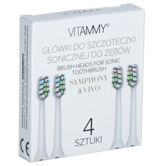 Náhradní hlavice na zubní kartáček VITAMMY SYMPHONY, 4 ks
