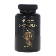 B-komplex Forte UNIZDRAV, 50 + 10 kapsúl zdarma