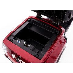 Elektrický tříkolový skútr CHAMPION pro seniory a imobilní - výkonný 1000W motor, červený