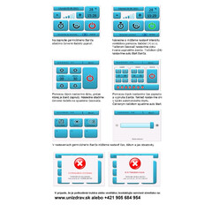 Germicidní zářič UNIZDRAV s displejem uzavřený mobilní – bílé provedení