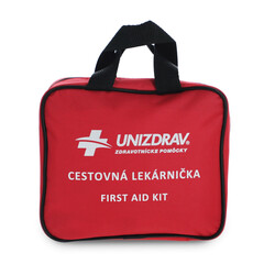 Cestovní lékárnička s 220 ks zdravotnického materiálu a pomůcek