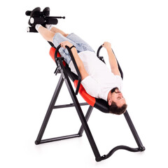 Inverzní stůl – rehabilitační lavice