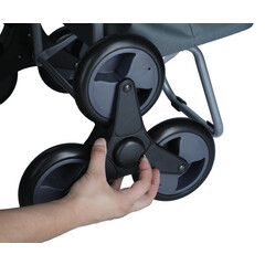 Nákupní taška na kolečkách, modrá