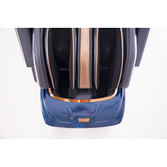 Masážní elektrické křeslo LUX 4D MASSAGER, modrozlaté