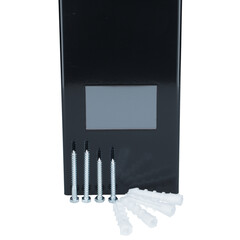 Germicidní zářič UNIZDRAV s displejem uzavřený nástěnný – černé provedení