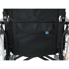 Invalidní vozík odlehčený s brzdami pro doprovod