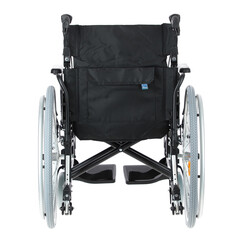 Invalidní vozík odlehčený s brzdami pro doprovod