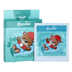 Náplast na uvolnění nosu a dutin NASPIRO, 5 ks