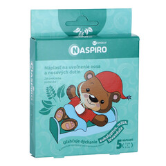 Náplast na uvolnění nosu a dutin NASPIRO, 5 ks