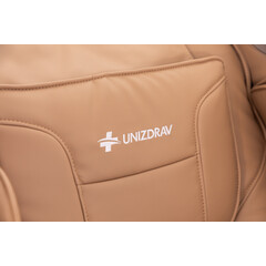 Masážní elektrické křeslo RelaxPro 3D MASSAGER, bílo-hnědé