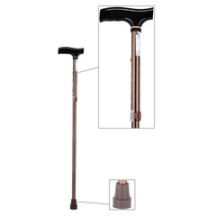 Skládací hůl - bronz