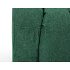 Relaxační polohovací křeslo, smaragdově zelená látka