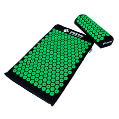 Masážní akupresurní podložka UNIZDRAV, černo-zelená