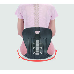 Ergonomická opěrka pro správné držení těla Curble Chair Wider, šedá