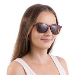 Polarizační brýle UNIZDRAV hnědé + pevné puzdro, sáček a testovací sada