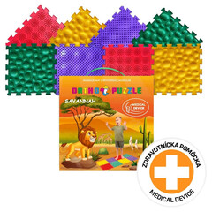 Ortopedický kobereček ORTHOPUZZLE Savana – pro děti od 1 roku