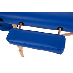 Dřevěné masážní lehátko, černé