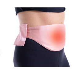 Vyhřívací USB pás na podbřiško s powerbankou – grafénová technologie