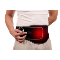 Vyhřívací USB pás na kříže a podbřiško 2v1 s powerbankou – grafénová technologie