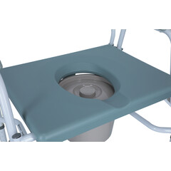 Toaletní křeslo nepojízdné s vyšší nosností do 290kg