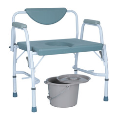 Toaletní křeslo nepojízdné s vyšší nosností do 290kg