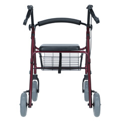 Odlehčené pojízdné chodítko UNIZDRAV, stříbrné