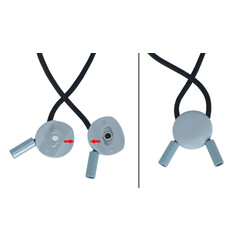 Cestovní ergonomický polštář z paměťové pěny