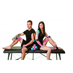 Kinezio tejp Ares 5 cm x 5 m, černý