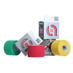 Kinezio tejp Ares 5 cm x 5 m, černý