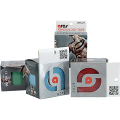 Kinezio tejp Ares 5 cm x 5 m, černý