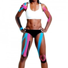 Kinezio tejp Ares 5 cm x 5 m, zelený